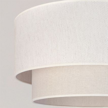 Brilagi - LED lustra uz troses BOHO ECO 1xE27/10W/230V Ø 40 cm krēmkrāsas
