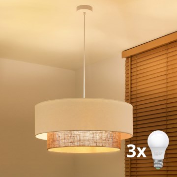 Brilagi - LED lustra uz troses BOHO STYLE 3xE27/15W/230V Ø 60 cm