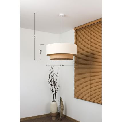 Brilagi - LED lustra uz troses BOHO STYLE 3xE27/15W/230V Ø 60 cm