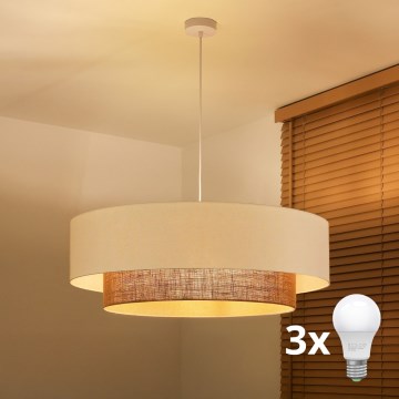 Brilagi - LED lustra uz troses BOHO STYLE 3xE27/15W/230V Ø 80 cm