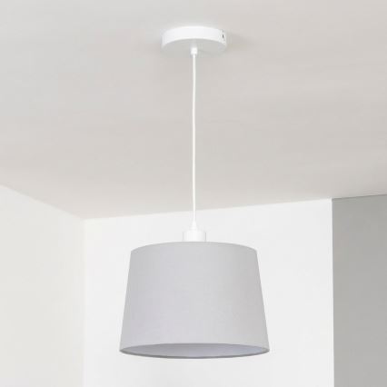 Brilagi - LED lustra uz troses CERIA 1xE27/40W/230V diam. 30 cm pelēka