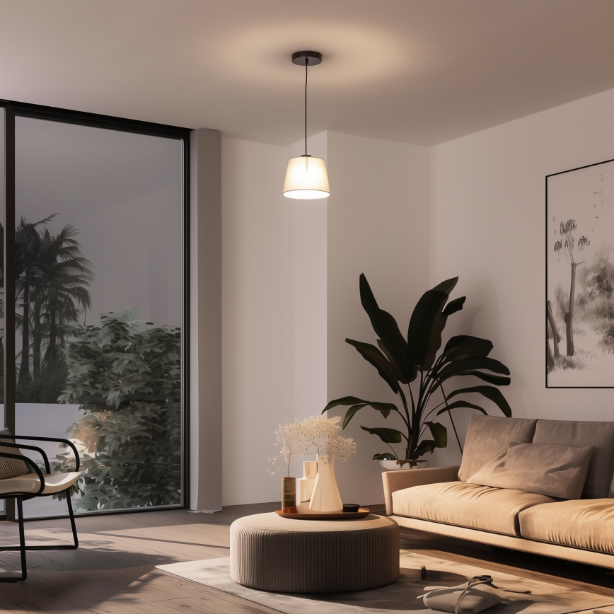 Brilagi - LED lustra uz troses CERIA 1xE27/40W/230V pr. 20,5 cm pelēka