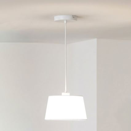 Brilagi - LED lustra uz troses CERIA 1xE27/40W/230V Ø 25 cm balta