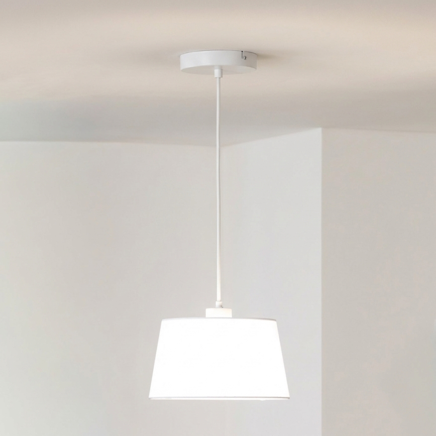 Brilagi - LED lustra uz troses CERIA 1xE27/40W/230V Ø 25 cm balta