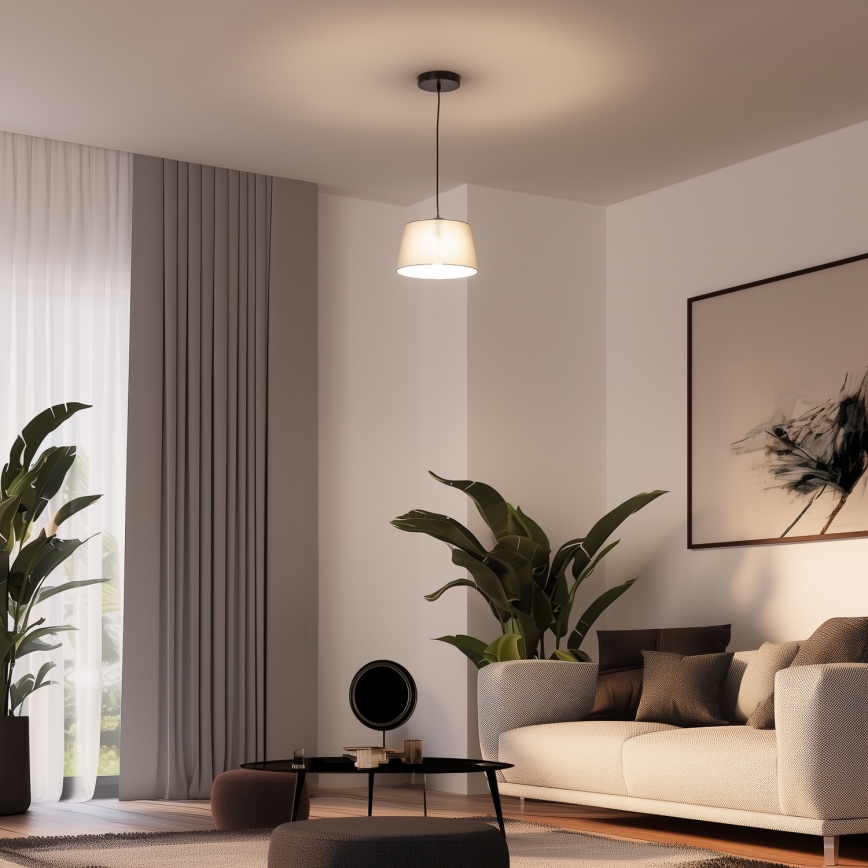 Brilagi - LED lustra uz troses CERIA 1xE27/40W/230V Ø 25 cm pelēka