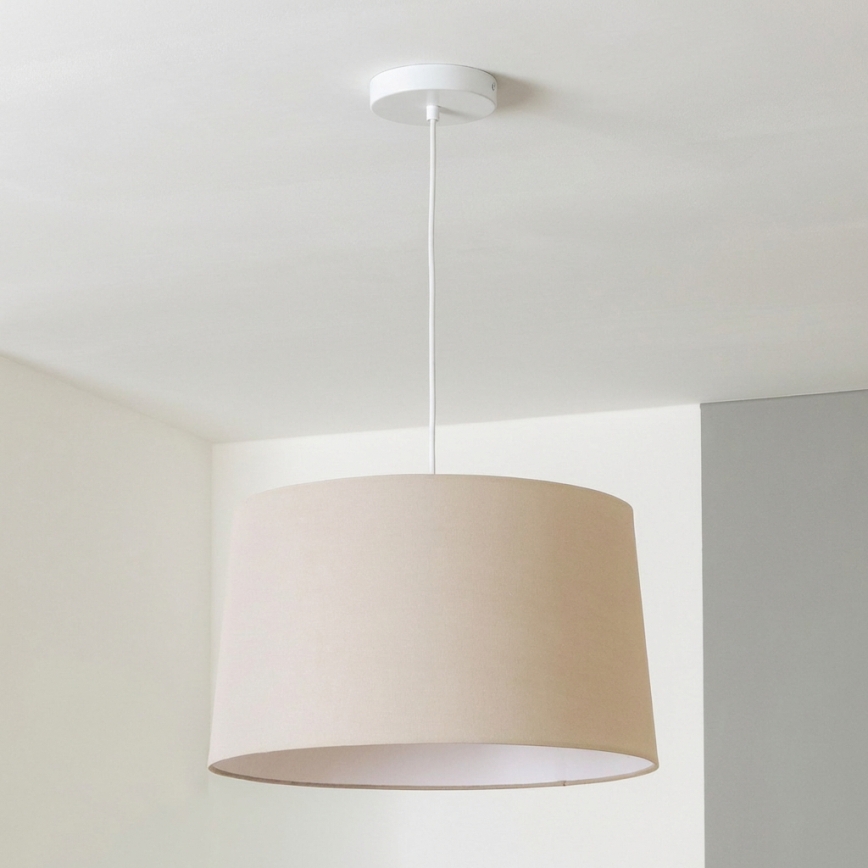 Brilagi - LED lustra uz troses CERIA 1xE27/40W/230V Ø 45 cm bēša