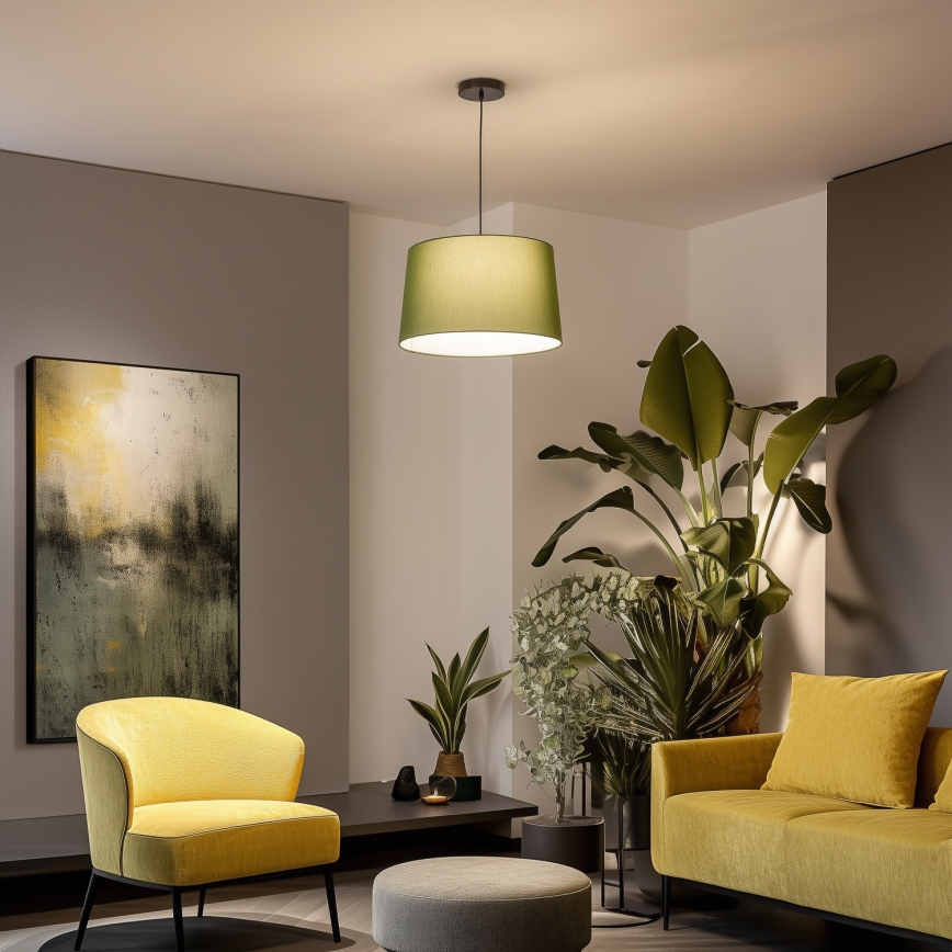 Brilagi - LED lustra uz troses CERIA 1xE27/40W/230V Ø 45 cm zaļa