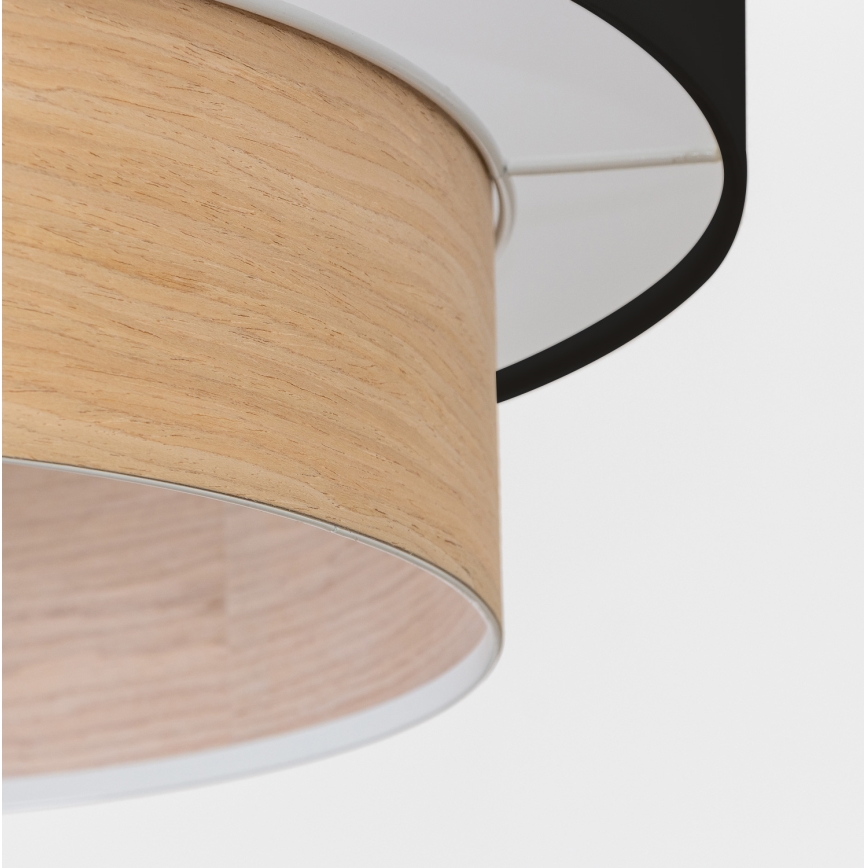 Brilagi - LED lustra uz troses CERIA 1xE27/40W/230V Ø 50 cm melna/bēša