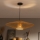 Brilagi - LED lustra uz troses CERIA BOHO 1xE27/40W/230V diam. 70 cm melna/brūna