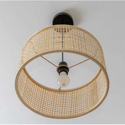 Brilagi - LED lustra uz troses CERIA BOHO 1xE27/40W/230V Ø 25 cm bambuss
