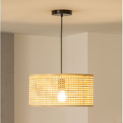Brilagi - LED lustra uz troses CERIA BOHO 1xE27/40W/230V Ø 25 cm bambuss