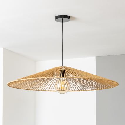 Brilagi - LED lustra uz troses CERIA BOHO 1xE27/40W/230V Ø 90 cm brūna
