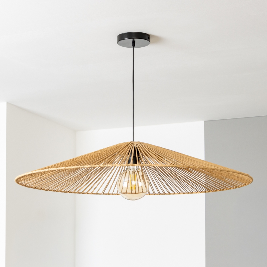 Brilagi - LED lustra uz troses CERIA BOHO 1xE27/40W/230V Ø 90 cm brūna