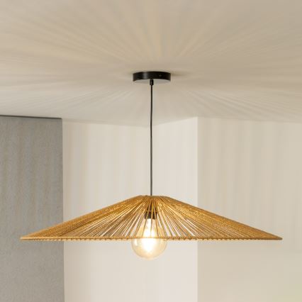Brilagi - LED lustra uz troses CERIA BOHO 1xE27/40W/230V Ø 90 cm brūna