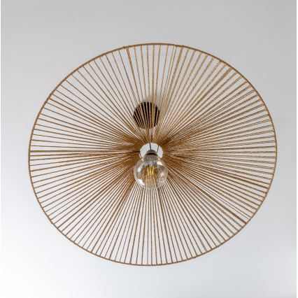 Brilagi - LED lustra uz troses CERIA BOHO 1xE27/40W/230V Ø 90 cm brūna