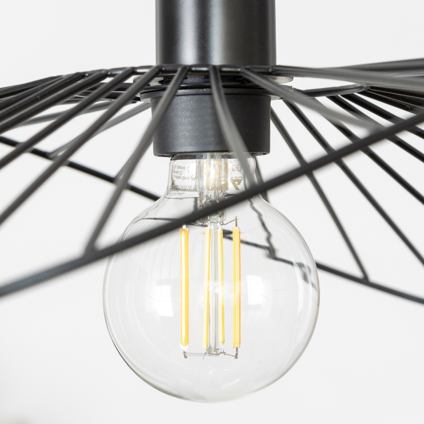 Brilagi - LED lustra uz troses CERIA WIRE 1xE27/40W/230V 40x56 cm melna