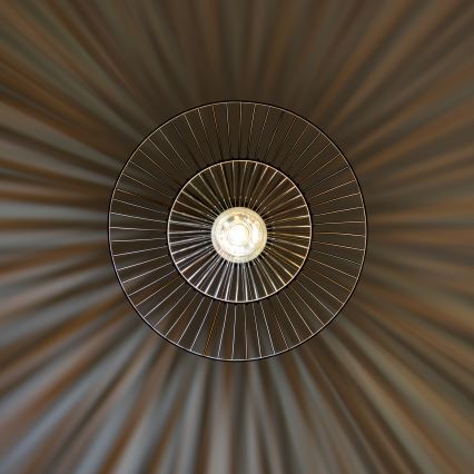 Brilagi - LED lustra uz troses CERIA WIRE 1xE27/40W/230V Ø 38 cm melna