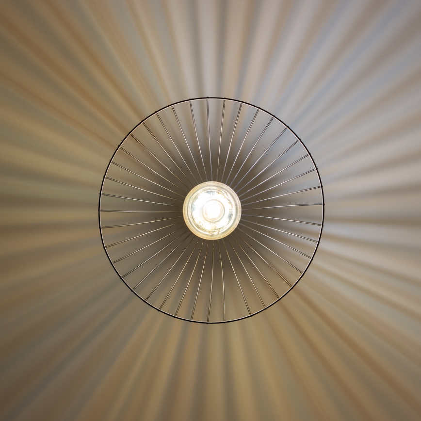 Brilagi - LED lustra uz troses CERIA WIRE 1xE27/40W/230V Ø 45 cm melna