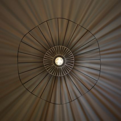 Brilagi - LED lustra uz troses CERIA WIRE 1xE27/40W/230V Ø 80 cm melna