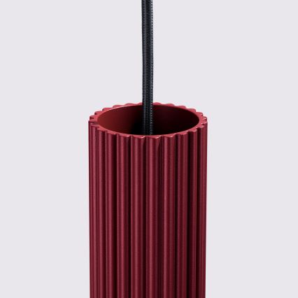 Brilagi - LED lustra uz troses CRESTO 1xGU10/10W/230V burgundijas sarkana