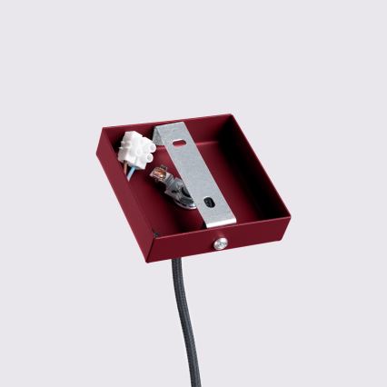 Brilagi - LED lustra uz troses CRESTO 1xGU10/10W/230V burgundijas sarkana