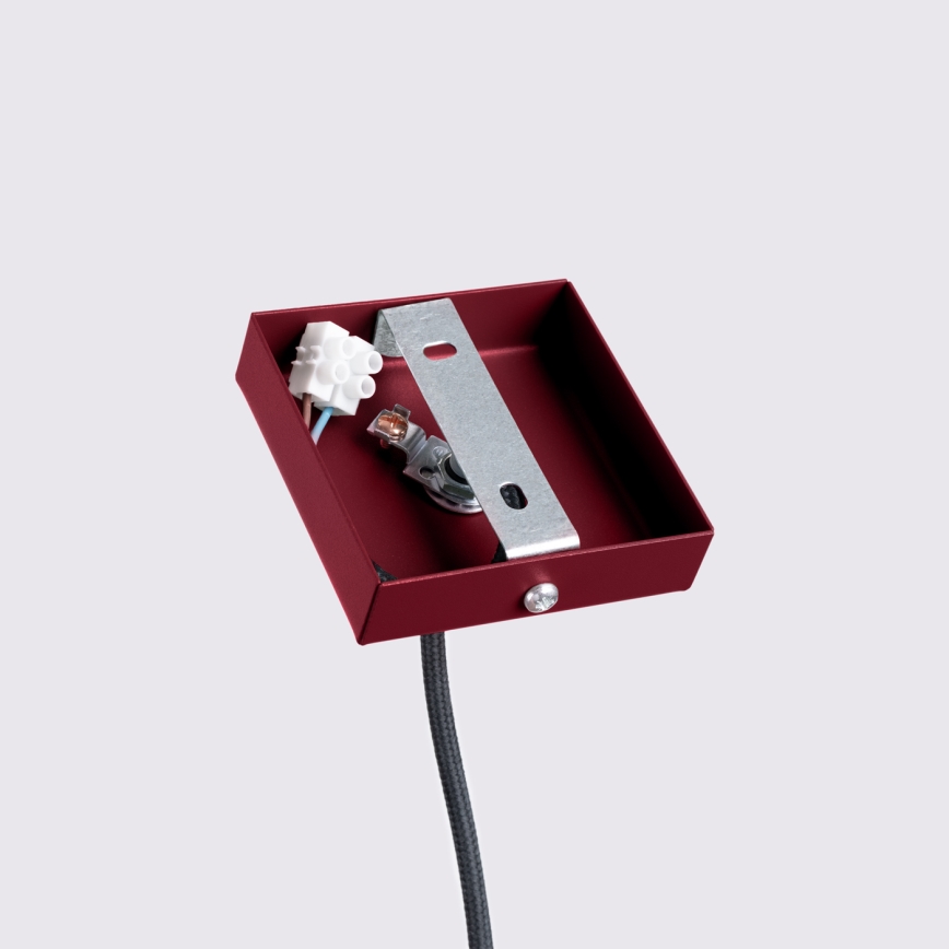 Brilagi - LED lustra uz troses CRESTO 1xGU10/10W/230V burgundijas sarkana