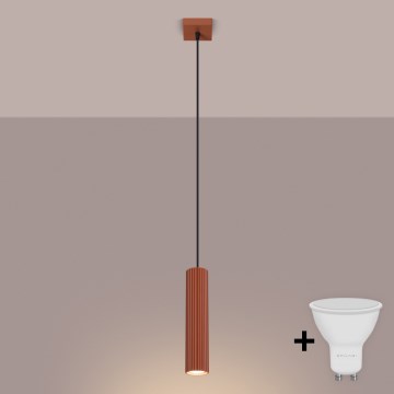 BRILAGI - LED lustra uz troses CRESTO 1xGU10/10W/230V oranža