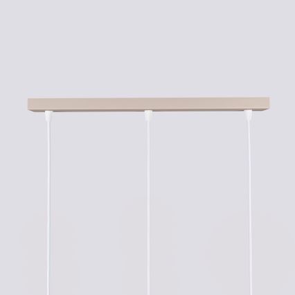 Brilagi - LED lustra uz troses CRESTO 3xGU10/10W/230V brūngpelēka