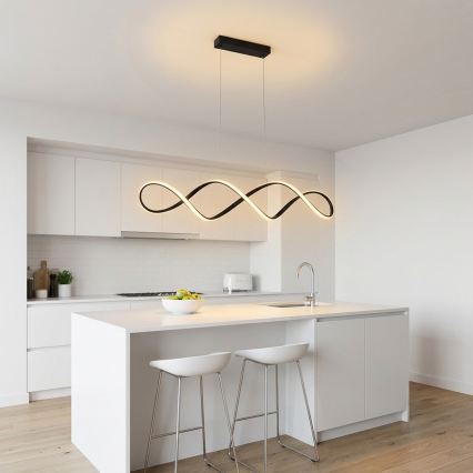 Brilagi - LED lustra uz troses DNA LED/41W/230V 4100K melna