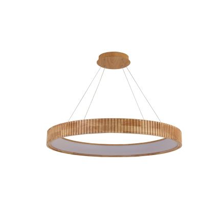 Brilagi - LED lustra uz troses FALCON WOOD MODERN LED/60W/230V 3000/4000/6000K Ø 80 cm koka