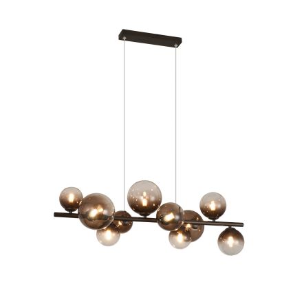 Brilagi - LED lustra uz troses MILLA 10xG9/3W/230V brūna/dūmaina brūna