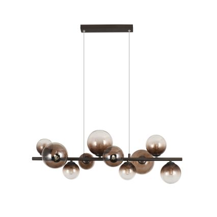 Brilagi - LED lustra uz troses MILLA 10xG9/3W/230V brūna/dūmaina brūna