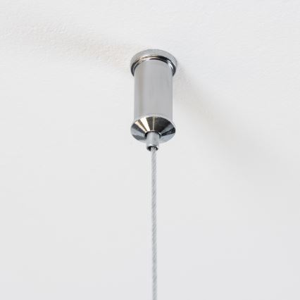 Brilagi - LED lustra uz troses MILLA 15xG9/3W/230V melns hroms/dūmaina