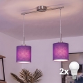 Brilagi - LED lustra uz troses NUBILA 2xE27/60W/230V violeta