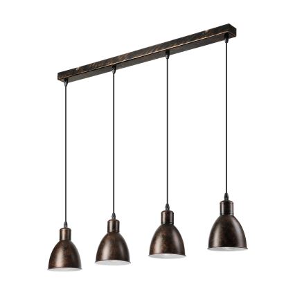Brilagi - LED lustra uz troses RIDDY 4xE27/60W/230V vara/patina