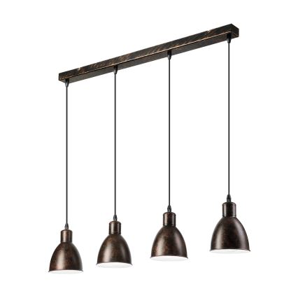 Brilagi - LED lustra uz troses RIDDY 4xE27/60W/230V vara/patina