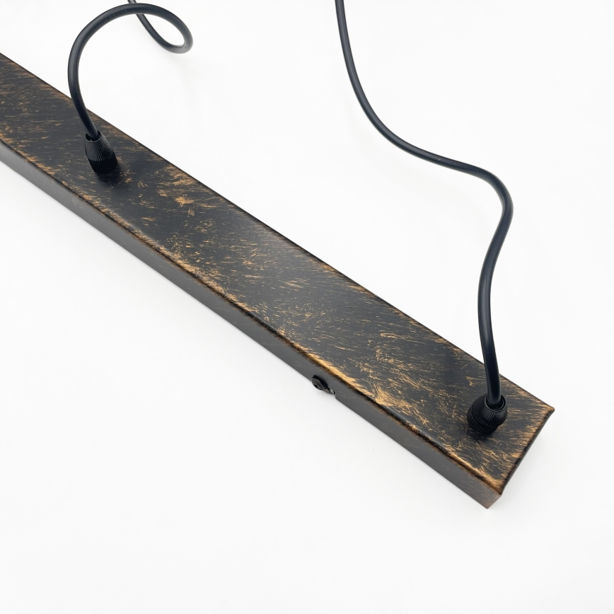 Brilagi - LED lustra uz troses RIDDY 4xE27/60W/230V vara/patina