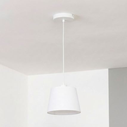Brilagi - LED lustra uz vada CERIA 1x E27/40W/230V diam. 20,5 cm balta