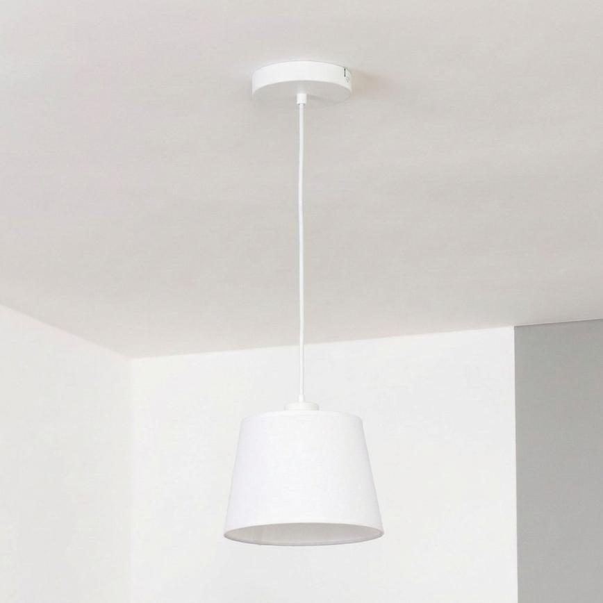 Brilagi - LED lustra uz vada CERIA 1x E27/40W/230V diam. 20,5 cm balta