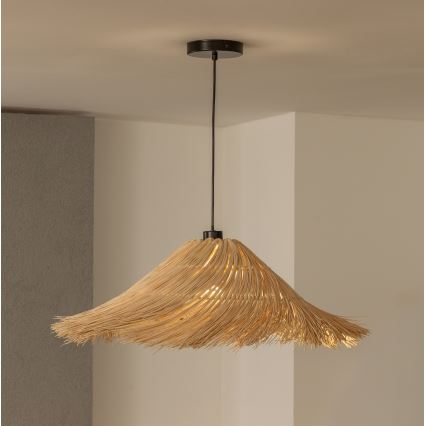 Brilagi - LED lustra uz vada CERIA BOHO 1xE27/40W/230V Ø 70 cm, no rotanga