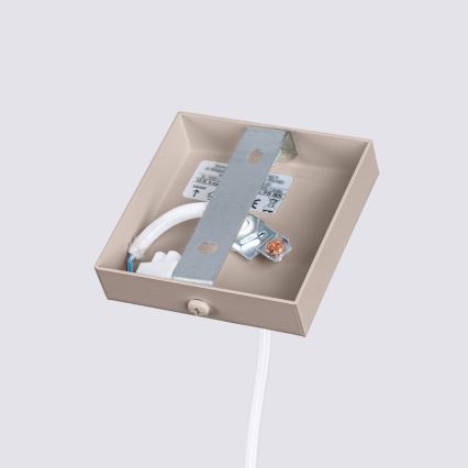 Brilagi - LED lustra uz vada CRESTO 1xGU10/10W/230V taupe