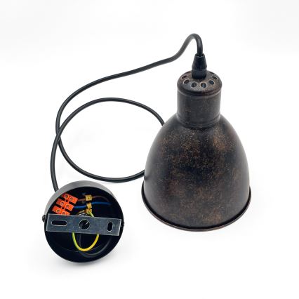 Brilagi - LED lustra uz vada RIDDY 1xE27/60W/230V vara/patina