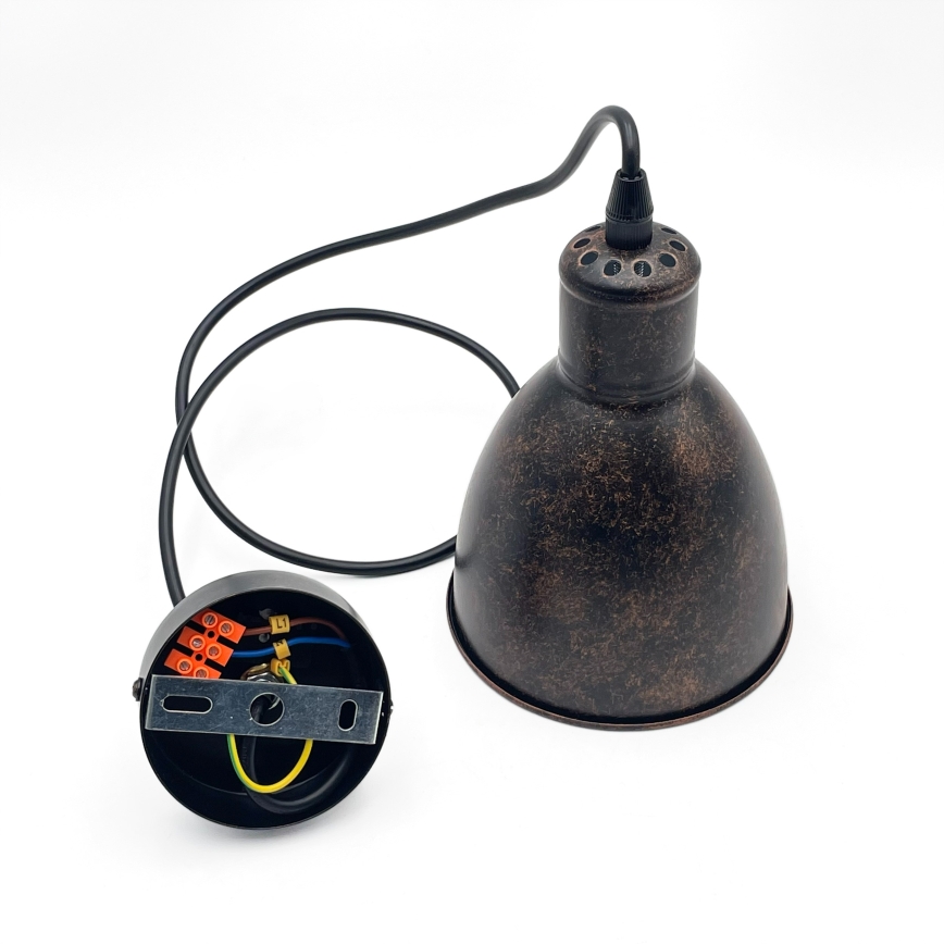 Brilagi - LED lustra uz vada RIDDY 1xE27/60W/230V vara/patina