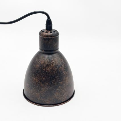 Brilagi - LED lustra uz vada RIDDY 1xE27/60W/230V vara/patina