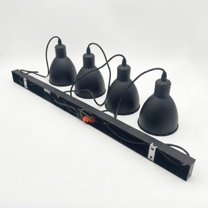 BRILAGI - LED lustra uz vada RIDDY 4xE27/60W/230V melna