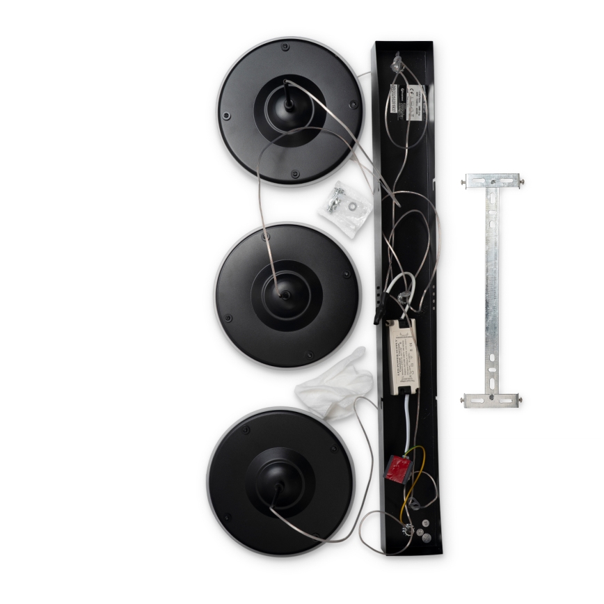 Brilagi - LED lustra VERANO ar trosi 3xLED/15W/230V