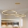Brilagi - LED lustrs ar regulējamu spilgtumu uz troses PORTOFINO LED/98W/230V 3000-6000K zelta + ar tālvadības pulti