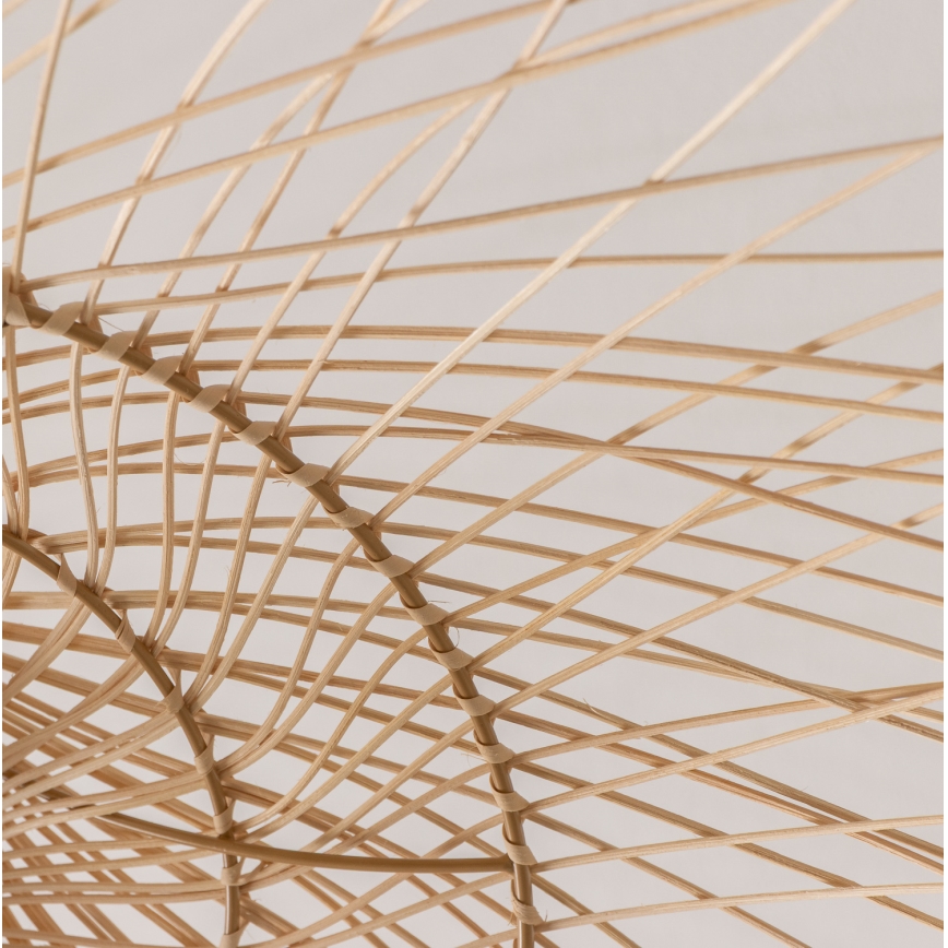 Brilagi - LED pakaramā lampa ar vadu CERIA BOHO 1xE27/40W/230V Ø 70 cm bambuss