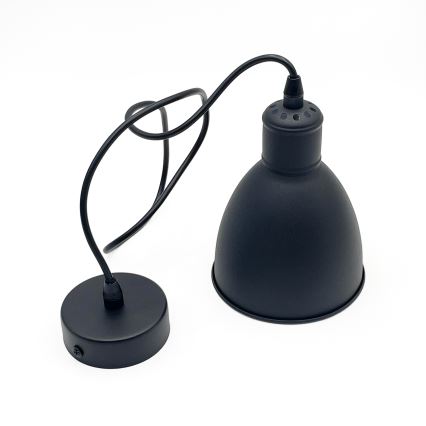 Brilagi - LED pakaramā lampa ar vadu RIDDY 1xE27/60W/230V melna