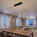 BRILAGI - LED pakaramā lampa ECHO uz troses LED/60W/230V 4000K 100 cm melna